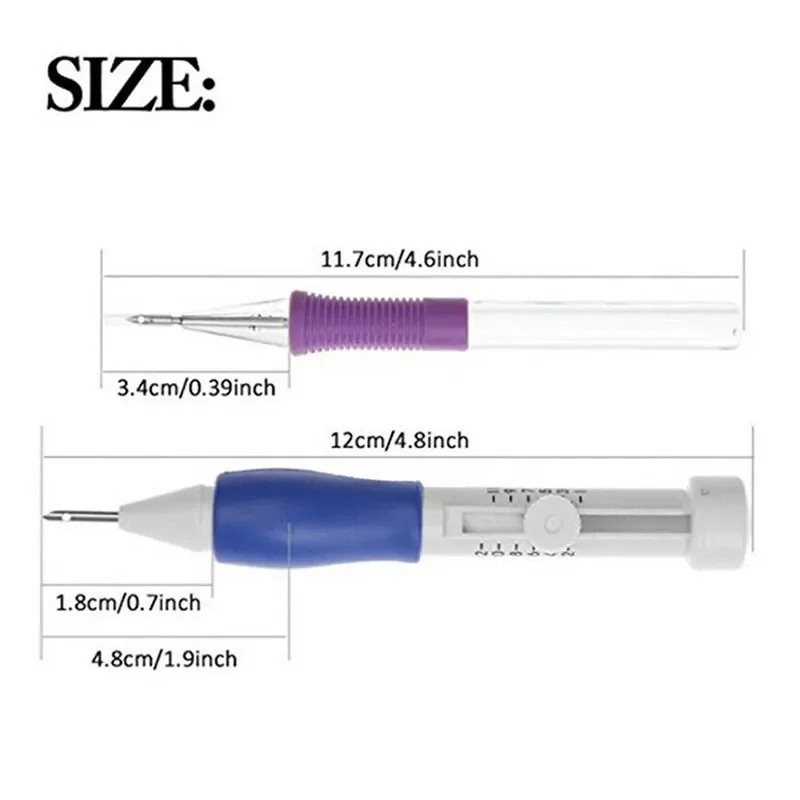 7-Piece Embroidery Punch Needl - Textile Sewing Kit ulasan dan harga