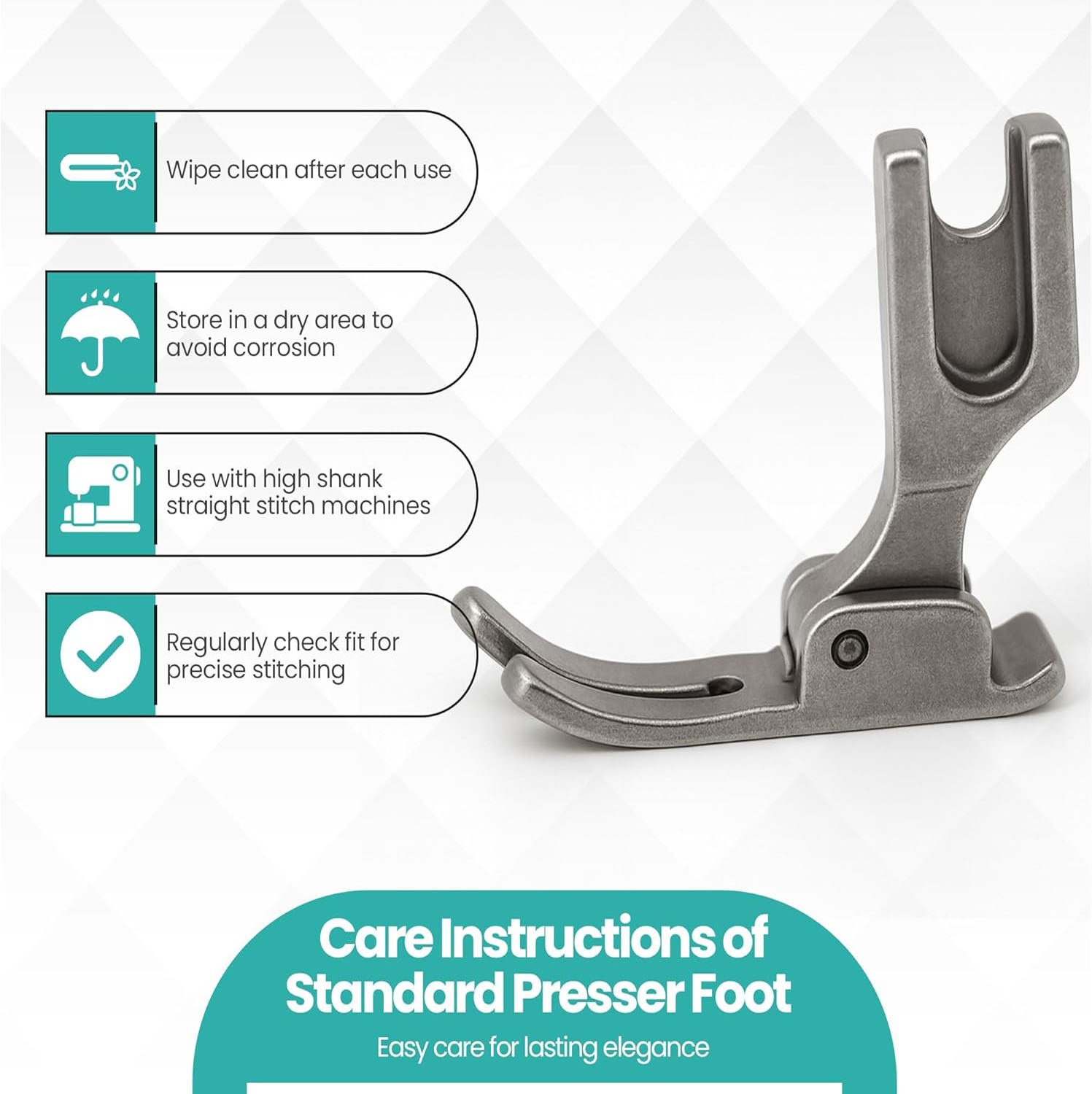 P351 Standard Presser Foot for - Textile Sewing Machines ulasan dan harga